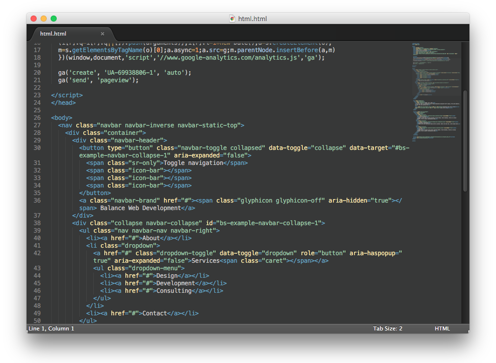 New Moon Sublime Text Theme